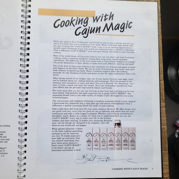 Vintage Louisiana Cajun Magic Cookbook - Picture 6 of 14